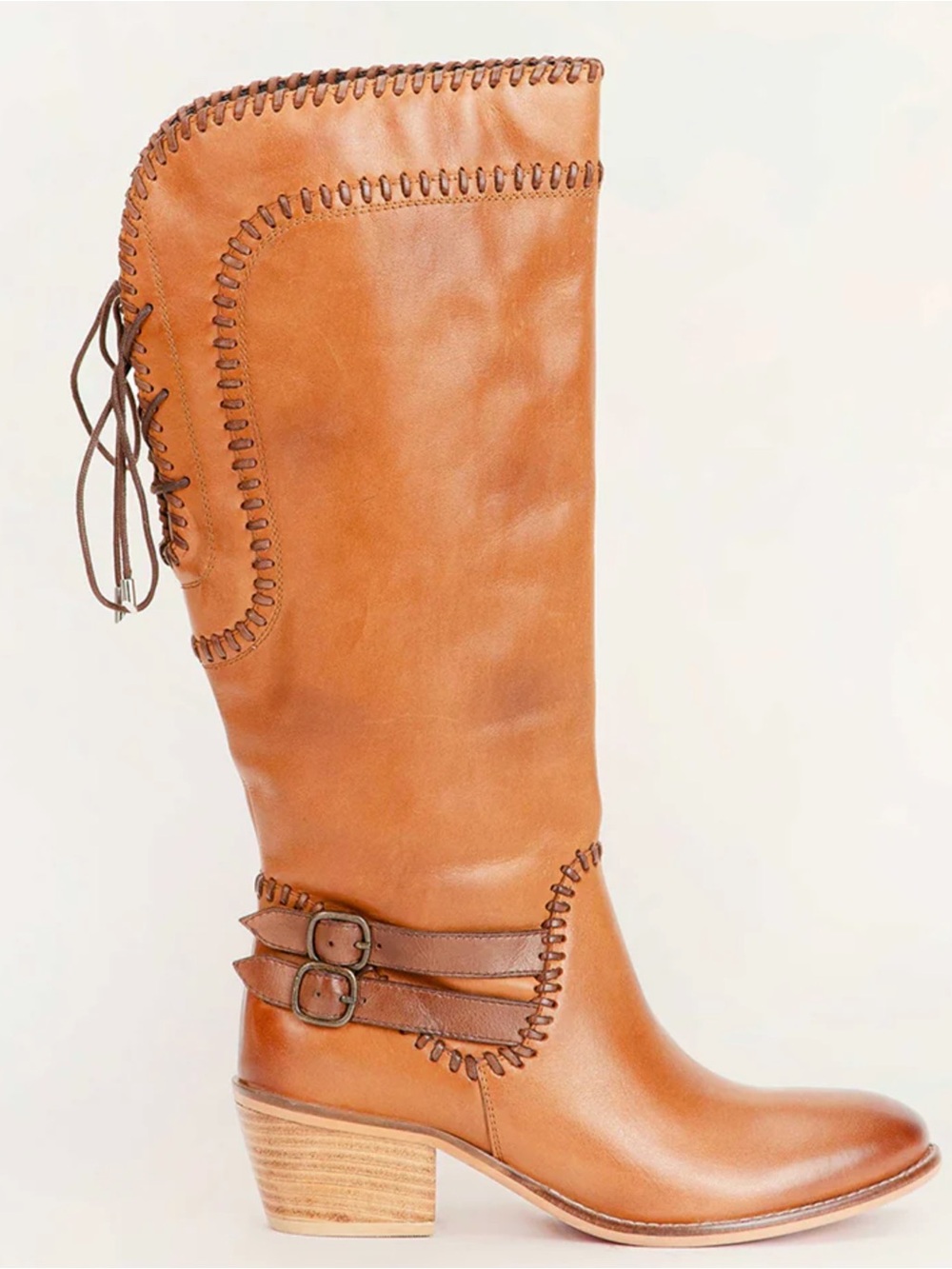 MYRA | LOYAL WEST DUSTY TRAIL HIGH BOOT IN CALFSKIN - Picture 3 of 4